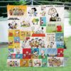 Peanuts Happy Family 3D Quilt  Quilt